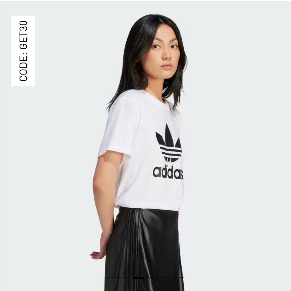 Adidas Adicolor Trefoil Boxy Tee